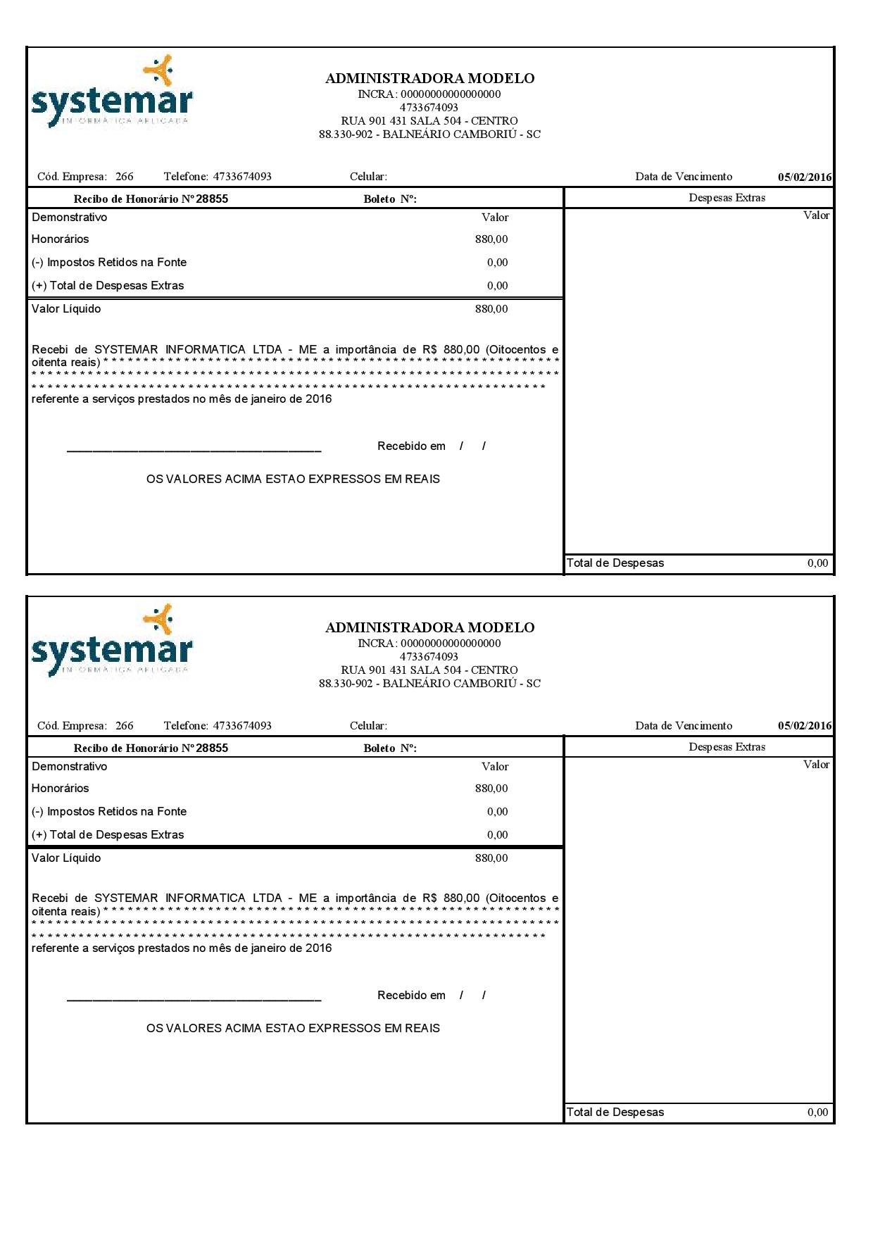 Sistema Central - Systemar - Informática Aplicada 